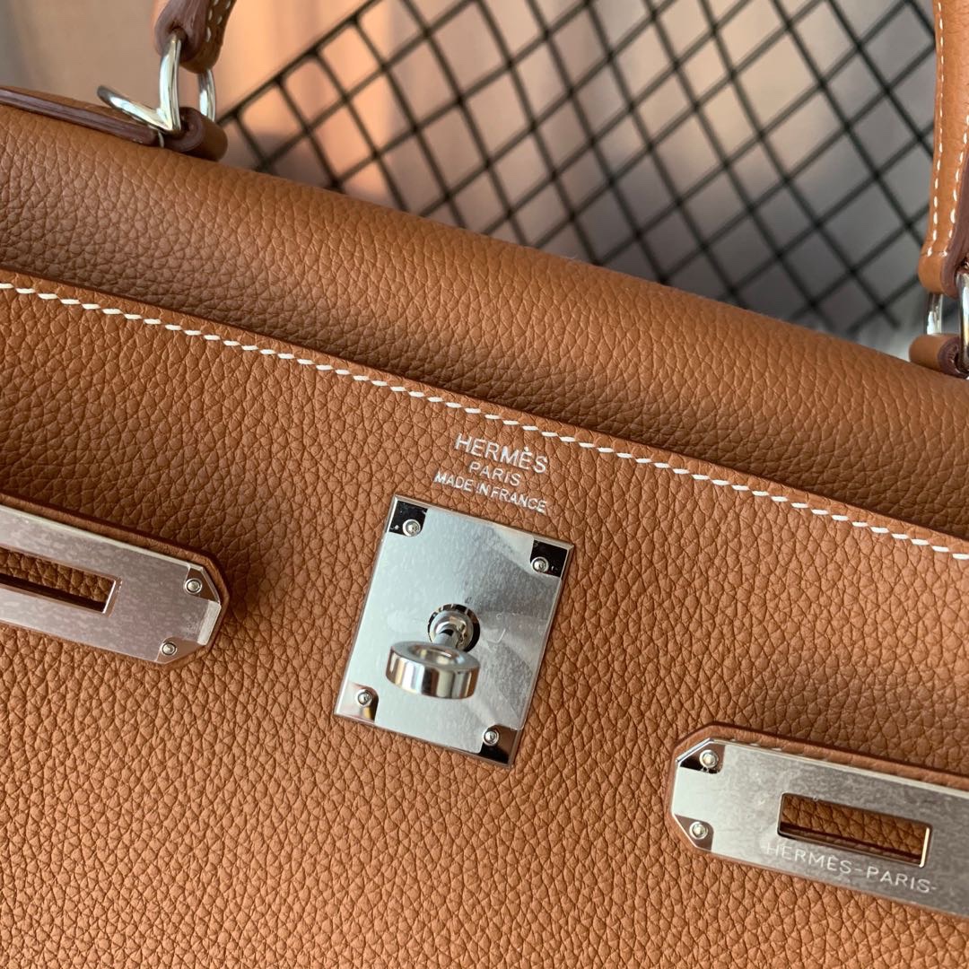 에르메스 켈리백28 골드 은장 토고